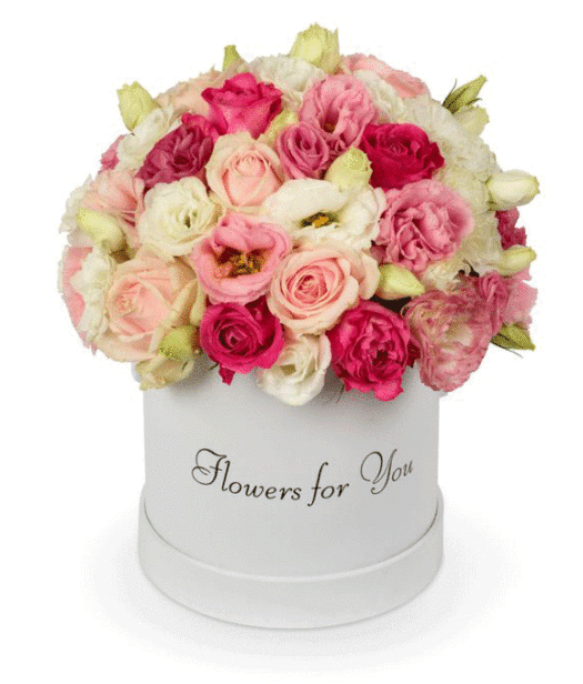סידור פרחים מהמם בקופסא - שדה פרחים משלוחי פרחים