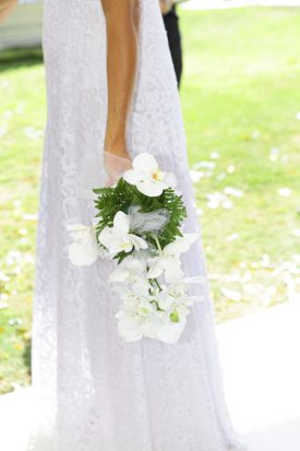 bridal bouquet from orchid flowers