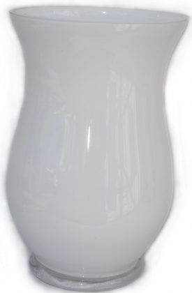 אגרטל זכוכית חלבי