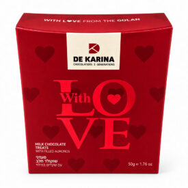 דה קרינה With Love – פינוקי שוקולד חלב 50 גרם דה קרינה With Love – פינוקי שוקולד חלב 50 גרם